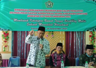 Ciptakan Keluarga Tangguh, Kemenag Sampang Gencar Laksanakan Bimbingan Perkawinan