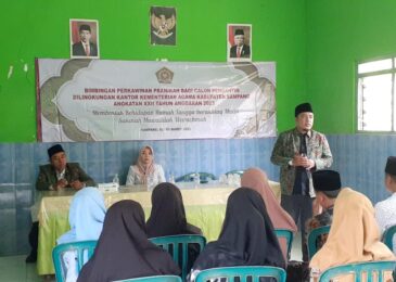 Kemenag Sampang Gelar Binwin Angkatan XXII di KUA Kedungdung