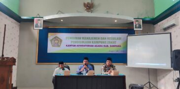 Kemenag Sampang Gelar Pembinaan Pengelolaan Kampung Zakat
