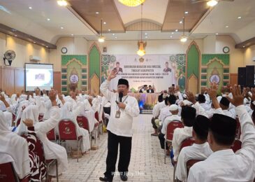 557 CJH Sampang Ikuti Manasik Haji, Ini Pesan Kepala Kemenag Sampang