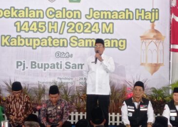 Kakan Kemenag dan Pejabat Bupati Sampang Gelar Pembekalan Jamaah Haji Tahun 1445 H/ 2024 M