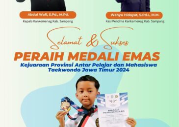 Membanggakan!Siswa 3 MI Miqthaful Ulum Sampang Raih Medali Emas di Ajang Taekwondo Tingkat Provinsi Jawa Timur